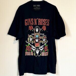 NEW Guns N' Roses Retro 1988 Tour Appetite For Destruction Short Sleeve Tee XXL